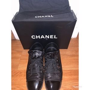 Authentic Leather Chanel Sneakers